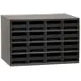 Akro-Mils 16-Drawer Steel Parts Craft Storage Cabinet Hardware Organizer, 19416, (17-Inch W x 11-Inch D x 11-Inch H), Gray Cabinet, Black Drawers Akro-Mils 16-Drawer Steel Parts Craft Storage Cabinet Hardware Organizer, 19416, (17-Inch W x 11-Inch D x 11-Inch H), Gray Cabinet, Black Drawers