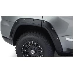 Bushwacker 10927-02 OE Black Pocket Style Fender Flare for Jeep Grand Cherokee, (Set of 4)