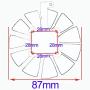 Qksky 87MM PLD09210S12M PLD09210S12HH Cooling Fan Replace for ASUS Strix GTX 1060 OC 1070 1080 GTX 1080Ti RX 480 Graphics Card