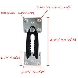 HOWDIA Sectional Couch Connectors Sofa Snap, Sofa Alligator Clamps Joint Clip for Modular Couch Furniture Metal and Plastic 2 Pcs