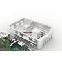 Mechatronics Art Raspberry Pi 3 Aluminum Cooling Case - Gunmetal Grey Metal Case
