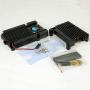 DSLRKIT Armor Aluminum Quiet Turbo Blower Fan Cooler Heatsink Case (2pin Dupont Cooling Fan Interface) for Raspberry Pi 4B