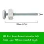 Baby Gate Guru Extra Long M8 (8mm) Spindle Rods for Pressure Mounted Baby and Pet Safety Gates 4 Pack Replacement Set (8mm, White)