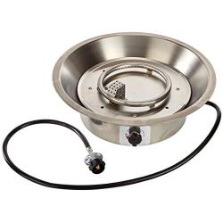 Hiland 1201-BURNER Fire Pit Burner Replacement for F-1201-FPT and F-1350-FPT, Stainless Steel