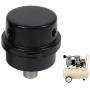BBT Air Compressor Intake Filter, 2 Pcs 16mm Thread Metal oil-less Air Compressor Air Filter Silencer Noise Muffler (3/8 PT 16mm) (2 Pcs)