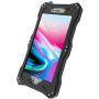Bpowe for iPhone 8 Plus Case,Gorilla Glass Aluminum Metal Premium Protection Shockproof Military Bumper Heavy Duty Sturdy Protective Cover Case for Apple iPhone 8 Plus 5.5inch (Black)