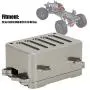 Tbest RC Receiver Box ESC Box, Metal Receiver Box ESC Box Upgrade Parts Fit for SCX10 1/10 RC Crawler Car