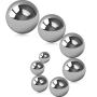 SATINIOR 8 Pieces Coin Ring Making Balls Monkey Fist Balls Stainless Steel Balls, Assortment of 3/ 4 Inch, 5/ 8 Inch, 9/ 16 Inch, 1/ 2 Inch, 7/ 16 Inch, 3/ 8 Inch, 5/ 16 Inch and 1/ 4 Inch