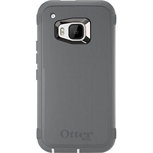 OtterBox Defender Case for HTC One M9 - Retail Packaging - Glacier (White/Gunmetal Grey)
