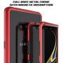 Note 9 Case, Punkcase Magnetic Shield, Protective Metal Frame Cover W/TPU Layer | 9H Tempered Glass Back + Screen Protector | Easy Slip On & Off Design Compatible W/Samsung Galaxy Note 9 (Red)