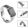 ARTCHE Smartwatch Band Compatible with Apple Watch 42mm 44mm, Premium Stainless Steel Replacement Strap Metal Sports Wristband Link Belt for iWatch Series 5/4/3/2/1, Silver