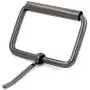 BIKICOCO 2 Roller Pin Buckles Handmade Hardware for Bags Leather Belt Webbing Straps, Gunmetal - Pack of 6