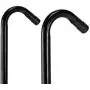 Gardenature Trampoline Ladder-3 Steps Wide-Step Ladder-Black