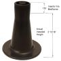 Home Paradise | Bed Frame Feet Replacement | Tall Sturdy Cone Shaped Legs | Protect Your Floor by Changing Your Bed Wheels with These Bed Frame Glide | Dark Brown (4)