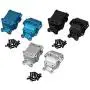 HONG YI-HAT Metal Wave Box Gear Box Upper and Lower Cover 144001-1254 Suitable for 1/14 WLtoys 144001 RC Car Spare Parts Spare Parts (Color : Blue)
