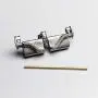 1/35 Workable Metal HVSS T80 Track 165-Link Set with Pins for U.S. M4A3 Sherman M50 M51 Super Sherman Tank Model Kit