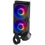 Cooler Master MasterLiquid ML240P Mirage ARGB Close-Loop AIO CPU Liquid Cooler, 240 Radiator, Transparent Pump, Addressable RGB Lighting, Dual MF120 Fans for AMD Ryzen, TR4 /Intel LGA1151