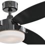 Westinghouse Lighting 7205300 Alloy 52-inch Gun Metal Indoor Ceiling Fan, LED Light Kit with Opal Frosted Glass, 52 Inch
