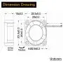 GDSTIME 25mm X 25mm X 10mm 2.5cm Small 12v Brushless Dc Mini Cooling Fan GDSTIME 25mm X 25mm X 10mm 2.5cm Small 12v Brushless Dc Mini Cooling Fan