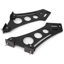 Qii lu Spoiler Mount Brackets, 10'' Universal Car CNC Aluminum Alloy Rear Wing Trunk Racing Tail Spoiler Legs Mount Brackets