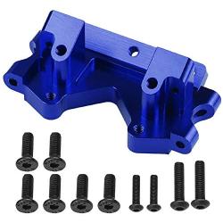 Hobbypark Aluminum Front Bulkhead Upgrade Parts for 1/10 Traxxas Slash 2WD Rustler Stampede Bandit Replace 2530 2530A, Navy Blue Anodized