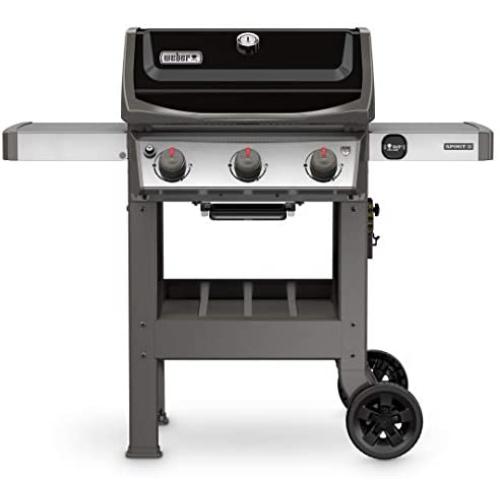 Weber 45010001 Spirit II E-310 3-Burner Liquid Propane Grill, Black