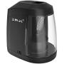 Electric Pencil Sharpener, Durable Helical Blade to Fast Sharpen, Auto Stop for No.2/Colored Pencils(6-8mm), USB/Battery Operated in School Classroom/Office/Home(USB Cable and Ac adapter Included)