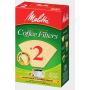 Melitta #2 Cone Coffee Filters, Natural Brown, 100 Count (Pack of 6)