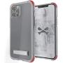 Ghostek Covert Clear Compatible with iPhone 12 Mini Case Silicone Metal Kickstand Compatible with MagSafe and Wireless Charging Slim Thin Grip Phone Cases for 2020 iPhone 12 Mini 5G (5.4 Inch) (Clear)