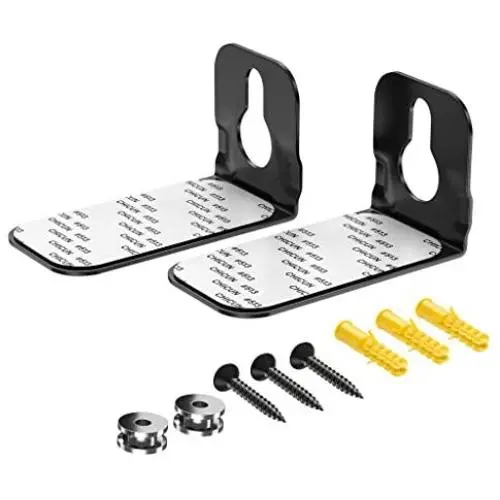 Universal Sound Bar Brackets Wall Mount Floating Shelf for Samsung, Sony, LG, JBL, Polk Audio, Vizio, Roku, Bose, TCL Soundbar L Bracket Wall Mounts Universal Sound Bar Brackets Wall Mount Floating Shelf for Samsung, Sony, LG, JBL, Polk Audio, Vizio, Roku, Bose, TCL Soundbar L Bracket Wall Mounts