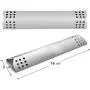 Hongso SPG451 (5-Pack) Stainless Steel Heat Plates, Heat Shield, Heat Tent, Burner Cover Replacement for Gas Grill Model Kitchen Aid 720-0745, Jenn Air Gas Barbecue Grills