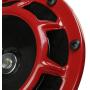 Novelbee 12V 110db Electric Super Horn with Bracket,High Tone and Low Tone Metal Twin Horn Kit for Boat,Car,Truck,Motorcycle (Red)