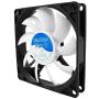 AAB Cooling Slim Silent Fan 8 - Silent and Efficient Low Profile 80mm Fan with 4 Anti-Vibration Pads, Cooling Fan, Computer Fan, Airflow Fan, PC Fan 80mm, 8cm Fan - Value Pack 3 Pieces