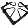 KITCHEN BASICS 101 Replacement Oven Stove Range Burner Grates Compatible with Whirlpool Stoves 8522858, WP8522858 8053456, WP8053456, WPW10447925, 4 Pack, Gloss Black.