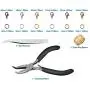 Anezus 1020Pcs Jump Rings with Jewelry Pliers for Jewelry Making Supplies Jewelry Repair and Beading