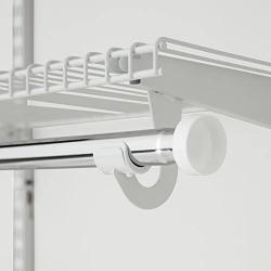 Rubbermaid FG3H9200WHT Configurations 48'' Shelving & Hanging Kit - White