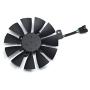 inRobert PLD0920S12M Video Card Cooling Fan for ASUS Strix R9 390X 390 RX480 RX580 GTX 980Ti 1060 1070 1080 Graphic Card (Fan-B(5pin))