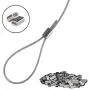 Lumuasky Picture Hanging Wire 90lb, Heavy Duty Stainless Steel Wire Rope for Hanging Picture Frame Mirror and Wall Art, Strong Metal Wire 124Feet with 100PCS Aluminum Crimping Sleeves Lumuasky Picture Hanging Wire 90lb, Heavy Duty Stainless Steel Wire Rope for Hanging Picture Frame Mirror and Wall Art, Strong Metal Wire 124Feet with 100PCS Aluminum Crimping Sleeves
