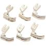 Industrial Sewing Machine Parts Rope Presser Foot P69LH 1/8''(3.2mm) Hemmer Foot(Original Quality) Jeans Leg Curl
