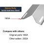 Votenli C2630A (4-Pack) S9123A (4-Pack) Heat Plates and Burners Replacement for Jenn Air Grill 720-0062, 720-0063, 720-0099, 720-0100, 720-0101, 720-0138, 720-0139, 720-0141