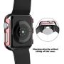 Secbolt 44mm Case Compatible Apple Watch SE Series 4/5/6 with Built in Tempered Glass Screen Protector- All Around Protective Case for Apple Watch SE Series 4/5/6 44mm (Gold)