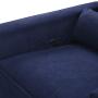DaVinci Piper Upholstered Recliner and Swivel Glider in Navy, Greenguard Gold Certified