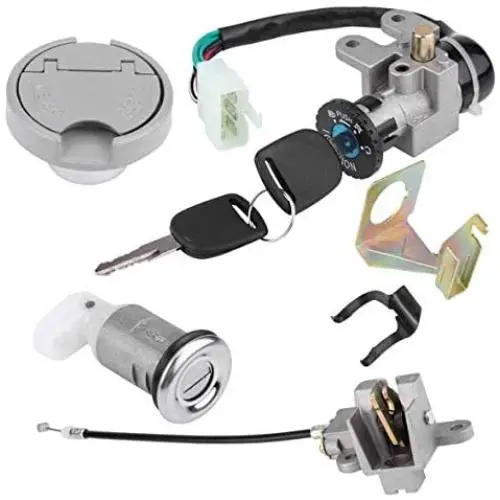 New 50CC Ignition Switch Key Lock For GY6 50cc Jonway Taotao Roketa Metal Plastic Silver Black New 50CC Ignition Switch Key Lock For GY6 50cc Jonway Taotao Roketa Metal Plastic Silver Black