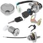 New 50CC Ignition Switch Key Lock For GY6 50cc Jonway Taotao Roketa Metal Plastic Silver Black