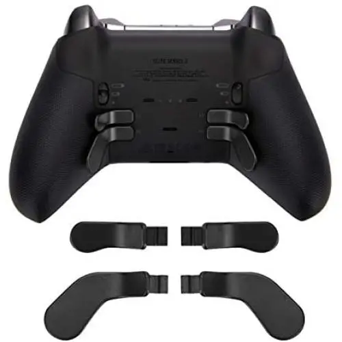 4 PCS Metal Paddles, Stainless Steel Hair Trigger Locks Replacement Parts for Xbox One Elite Controller Series 2 (Black) 4 PCS Metal Paddles, Stainless Steel Hair Trigger Locks Replacement Parts for Xbox One Elite Controller Series 2 (Black)