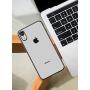 DTTO iPhone XR Case, Slim Fit Case Soft TPU Clear Cover with Metal Luster Edge for Apple iPhone XR 6.1 Inch- Black