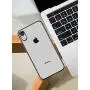 DTTO iPhone XR Case, Slim Fit Case Soft TPU Clear Cover with Metal Luster Edge for Apple iPhone XR 6.1 Inch- Black