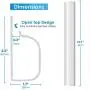 Updated J Channel Cable Raceway - 94'' Desk Cord Organizer - Computer Cable Management Under Desk with Mounting Tape - 6 Count Desk Cable Tray for Office, Home, Kitchen (15.7'' Each, Medium, White) Updated J Channel Cable Raceway - 94'' Desk Cord Organizer - Computer Cable Management Under Desk with Mounting Tape - 6 Count Desk Cable Tray for Office, Home, Kitchen (15.7'' Each, Medium, White)