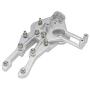 diymore Silver ROT3U 6DOF Aluminium Robot Arm Mechanical Robotic Clamp Claw Kits for Arduino(Unassembled Parts Without Servos)