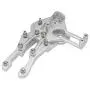 diymore Silver ROT3U 6DOF Aluminium Robot Arm Mechanical Robotic Clamp Claw Kits for Arduino(Unassembled Parts Without Servos)